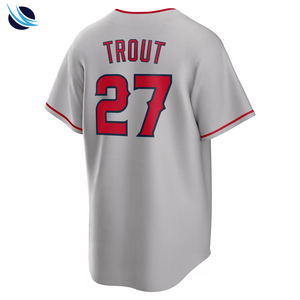 Camiseta de Béisbol con Impresión por Transferencia de Calor, Talla Grande, 100% Poliéster, Nombre del Jugador, Ropa Deportiva Transpirable - Product Image 5