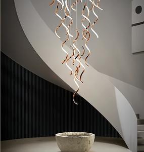 โคมไฟระย้าแบบเรียบง่ายทันสมัยสำหรับอพาร์ทเมนต์ ลอฟท์ ดูเพล็กซ์ วิลล่า โถงบันได และห้องโถง - Product Image 3