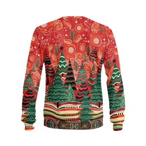 Unisex Merry Christmas <b>Raglan</b> <b>Sleeve</b> <b>Long</b> <b>Sleeve</b> Color Block Front Logo Eco-Friendly Breathable <b>T</b>-<b>Shirt</b> - Product Image 3