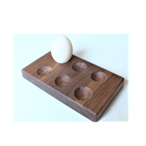 Finest Quality Customized Size <b>Egg</b> Tray Unique Oval Shape Wood <b>Egg</b> Rack for Tabletop Usage <b>Eco</b>-Friendly Design <b>Eggs</b> Display - Product Image 3