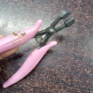 Pinzas Profesionales para Remover Extensiones de Cabello, Mango Rosa, Acero Inoxidable, Herramienta para Remover Adhesivos de Queratina, Calidad de Salón - Product Image 3