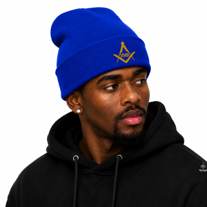 Heritage Masonic Regalia Greek Apparel Brotherhood Fraternity Masonic Wear Thermal Knitted <b>Men</b> Warm acrylic Cap <b>Beanie</b> <b>Hat</b> - Product Image 1