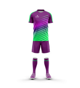 Diseño de Camiseta de Fútbol Fluorescente Verde Personalizada, Camisetas de Fútbol Sublimadas de Secado Rápido, Conjunto de Uniforme para Club o Equipo de Fútbol - Product Image 2