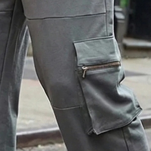 Pantalones de Verano para Hombre, de Alta Calidad, Ligeros, Transpirables, de Color Sólido, Estilo Vintage, Nueva Moda, Venta Caliente, Ropa Urbana - Product Image 2