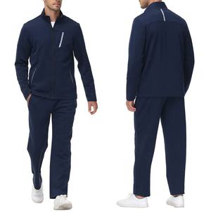 Sudaderas con capucha de manga larga con cremallera para hombre, ropa deportiva para hombre, chándal con logotipo personalizado, conjunto de pantalones de chándal y sudadera con cremallera completa - Product Image 6