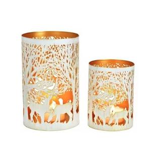 Photophore en métal fini de qualité supérieure, motif renne découpé, pour décoration de Noël et d'intérieur, vente en gros, nouvelle arrivée - Product Image 6