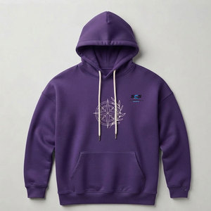 เสื้อฮู้ดดี้โอเวอร์ไซส์ รุ่นเบสิค ใส่ได้ทุกวัน ผ้าฝ้ายเนื้อนุ่ม สวมใส่สบาย ทรงหลวม สไตล์สตรีท ใช้ได้ทุกวัน - Product Image 6