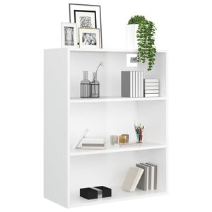 Armoire murale en bois d'ingénierie de couleur blanc brillant pour salon - Product Image 4