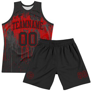 Conjunto de Pantalones Cortos de Baloncesto Sublimados Personalizados, Unisex, Malla Transpirable, Impresión con Nombre del Equipo, para Adultos, Todas las Temporadas - Product Image 1