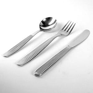 Premium Restaurant Hôtel Portugal Conception En Acier Inoxydable Fourchette Cuillère Ensemble Nouveau Design Argent Rustique Antique Poignée Gras - Product Image 3