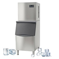 Machine à glaçons en blocs, en cubes et en boules, de qualité commerciale, transparente comme du cristal, pour restaurants/boutiques/hôtels
