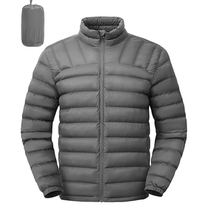 Men's Customizable High Street Style <b>Winter</b> Canvas Puffer <b>Jacket</b> 100% Nylon Hooded Reversible Lightweight <b>Waterproof</b> Windproof - Product Image 6