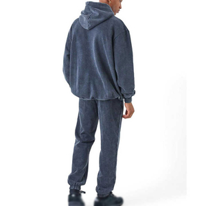 Sudadera con Capucha Unisex 100% Algodón, Lavado Ácido, Estilo Urbano, Invierno, Personalizada - Product Image 2