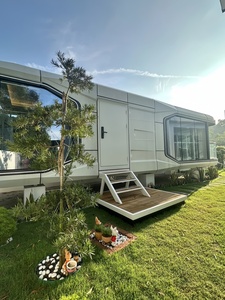Praktische Mobiele Ruimtetoerisme Container Commerciële Ruimte Luchtschip Pod Handige Schilderachtige Strandvilla Met Activiteitenruimte - Product Image 6