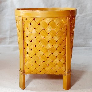 Raised bamboo planters handmade <b>weaving</b> plant <b>basket</b> stand commercial planter stands low price - Product Image 3