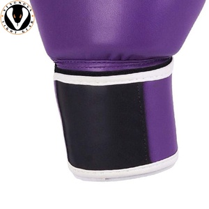 Gants de boxe en cuir synthétique avec doublure intérieure douce, construction robuste et ajustement sécurisé pour l'entraînement physique - Product Image 6