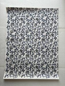 Papel de Regalo de Algodón Estampado a Mano, Hojas de Papel Artesanal con Diseño Floral, Papel Decorativo Ecológico - Product Image 5