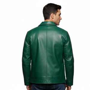 Mens High Quality Sheep Skin <b>Waterproof</b> Eco Friendly Fashion <b>Jacket</b> OEM Custom Factory Supplier Wholesale <b>Warm</b> Leather <b>Jacket</b> - Product Image 3
