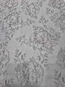 ABAYA Women's Ultra Soft Sheen Satin Fabric 100% Polyester BLACK JACQUARD BROCADE Special <b>Yarn</b> Breathable Girls' Garment (PK - Product Image 4