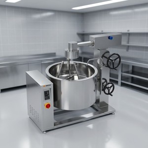 Olla de vapor con inducción y revestimiento giratorio Amicook 380V/440V, modelo fácil de limpiar, multiusos, con 3 cuchillas de seguridad, apta para horno. - Product Image 4