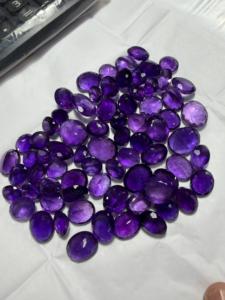 Piedras Preciosas Sueltas de Amatista Natural, Corte Ovalado, Pulimentadas, Color Púrpura, Personalizadas, Finas, para Joyería - Product Image 4