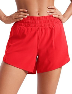 Shorts Deportivos para Mujer, Cintura Media, Levanta Glúteos, para Yoga, Running, Secado Rápido, Absorción de Humedad, Elásticos en 4 Direcciones, Logotipo Personalizado - Product Image 1