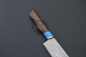 Top Trending High Quality Handmade Copper Damascus Chef <b>Knife</b> 8" Ambidextrous Multi-Purpose <b>Sharp</b> Razor <b>Kitchen</b> <b>Knife</b> - Product Image 3