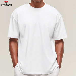 Camiseta de Verano para Hombre, de Algodón Tejido de 180g, Estilo Casual Urbano, Diseño Liso con Impresión Digital - Product Image 1