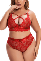 Conjunto de Sujetador Deportivo y Braguita para Mujer, Bikini de Encaje sin Costuras, Lencería Sexy Ligera y Suave, Ropa Interior con Cintura para un Movimiento Diario Cómodo