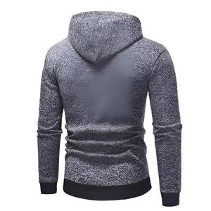 Men's 100% Cotton Pullover Hoodies Sportswear with Customizable Logo Various Styles for Winter Solid Pattern Fleece Hoodies - Product Image 2