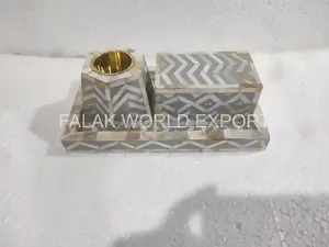 Lujo elegante diseño moderno bandeja para servir alimentos madre perla hueso incrustaciones lavavajillas seguro multifunción decoración del hogar Falak World - Product Image 2