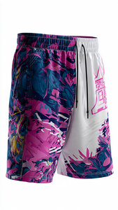 100% Polyester Sublimation Training Shorts Men Sportswear Touch <b>Trainer</b> Shorts Men's Athletic Summer Training Shorts Mens - Product Image 6