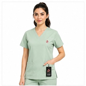 Conjuntos de Uniformes Médicos Unisex en Oferta, Uniformes Personalizados para Personal de Enfermería, Uniformes Médicos de Poliéster/Algodón - Product Image 6