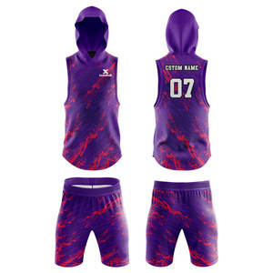 Ensemble maillot et short de football 7v7 en polyester léger, respirant et écologique pour entraînements et matchs des joueurs adultes - Product Image 1