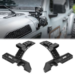 OMU Genesis Series A-Pillar Light System Mount Off-Road Ditch Light Mount para Jeep Wrangler JL/ Gladiator JT Tuning Lightings - Product Image 1