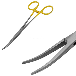 Juego de Instrumentos Quirúrgicos de Acero Inoxidable, Tijeras con Mango Dorado, Kit de Cirugía General, Manual, Certificado CE ISO13485 Clase I, Hospitalario - Product Image 5