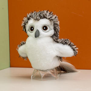Juguete de Peluche de Búho Nevado, Simulación de Búho Eléctrico con Pilas, Juguete para Gatos - Product Image 1
