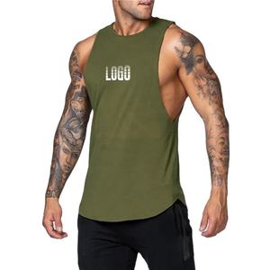 Camiseta Deportiva sin Mangas al por Mayor, de Alta Calidad, Secado Rápido, Color Negro, para Fitness, Running, Personalizable, para Hombre, Chaleco de Gimnasio para Hombre - Product Image 3