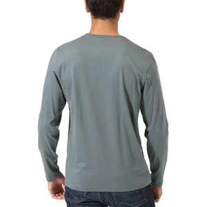 Camiseta de Manga Larga para Hombre, Corte Regular, Colores Sólidos, Impresión Personalizada al por Mayor, Camiseta Lisa de Alta Calidad para Hombre Talla M - Product Image 2