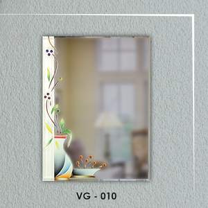 Miroir au design exclusif en forme de V pour salon, chambre, salle de bain, couloir, entrée, style décoratif artistique - Product Image 3