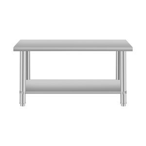 Commercial <b>Work</b> <b>Table</b> 48*24 Stainless Steel Kitchen Prep <b>Table</b> with Under Shelf for Restaurant and Home Use - Product Image 1
