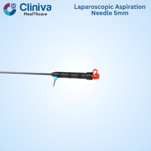 Aguja de Aspiración Laparoscópica Cliniva 5mmx330mm, Instrumento Quirúrgico Manual Reutilizable de Alta Calidad - Product Image 4