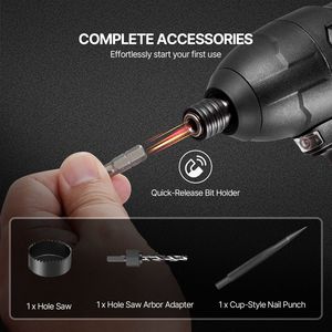 70-Piece Multipurpose Drill and Driver <b>Bit</b> <b>Set</b> <b>Screwdriver</b> <b>Bit</b> <b>Set</b> for Wood Metal Cement Drilling and Screwing - Product Image 6