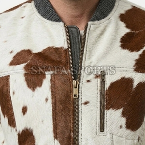 Vestes en cuir de vache véritable pour hommes entièrement personnalisées, best-seller, vestes en cuir de vache sur mesure pour hommes - Product Image 6