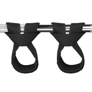 Sangles de musculation en coton de haute qualité, design personnalisé, forme 8, élégantes, respirantes, légères, antidérapantes. - Product Image 2