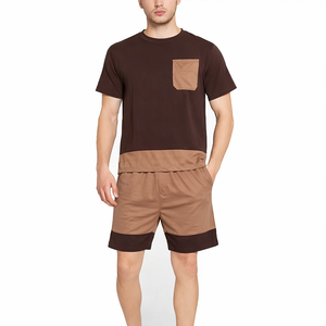 Men Oversized T Shirt and Shorts <b>Set</b> OEM Custom Logo Streetwear Two Piece Outfit Trending Summer Clothing <b>Set</b> for Men - Product Image 1