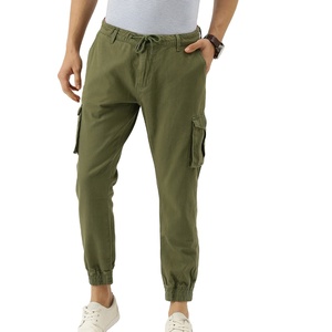 Custom Logo Cotton Casual Cargo Pants Sweatpants Joggers <b>for</b> <b>Women</b> Men - Product Image 1