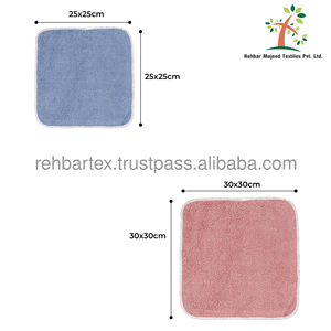 High Quality 100% Luxury Cotton <b>Cloth</b> Wipes Soft <b>Absorbent</b> Reusable Multi-Purpose Cleaning Wipes Customized Size & Colors - Product Image 4
