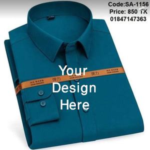 เสื้อเชิ้ตแขนยาวของผู้ชายผ้า100% รับประกันคุณภาพสูงจากผู้จำหน่ายในบังคลาเทศสำหรับฤดูใบไม้ร่วงโลโก้ออกแบบได้ตามต้องการ - Product Image 2