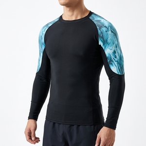 Camiseta de Manga Larga Ultraelástica para Hombre, Mezcla de Spandex, Flexible, para Deportes Acuáticos, Paddle Surf, Natación - Product Image 4